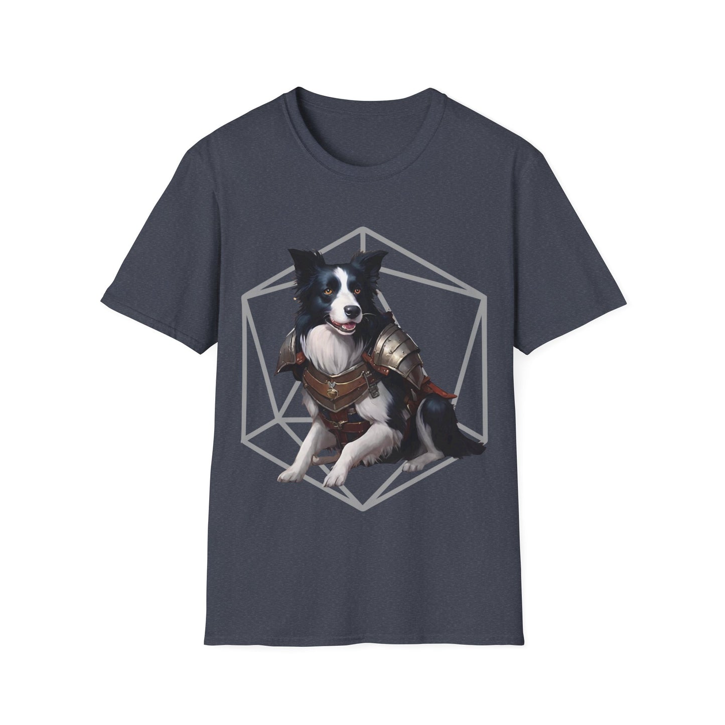 Border Collie Fantasy D20 Short Sleeve Shirt