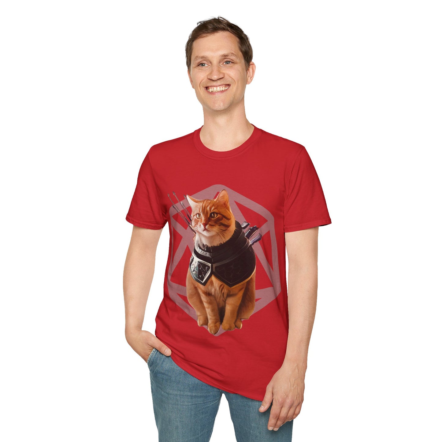 Fantasy Rogue Tabby Cat Short Sleeve T Shirt