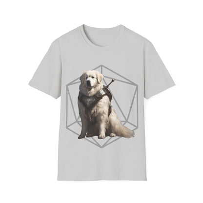 Great Pyrenees Fantasy D20 Short Sleeve Shirt