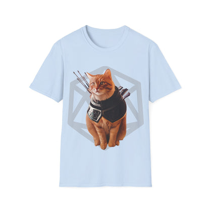 Fantasy Rogue Tabby Cat Short Sleeve T Shirt