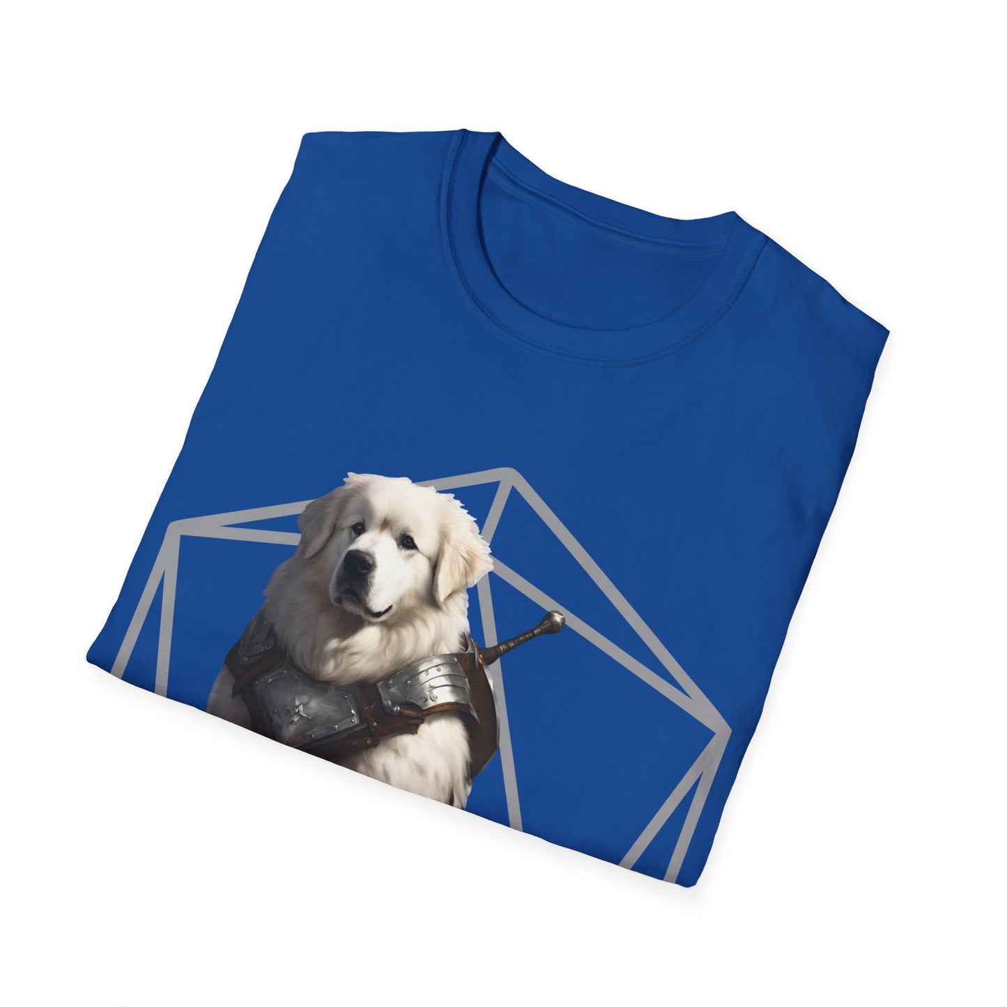 Great Pyrenees Fantasy D20 Short Sleeve Shirt