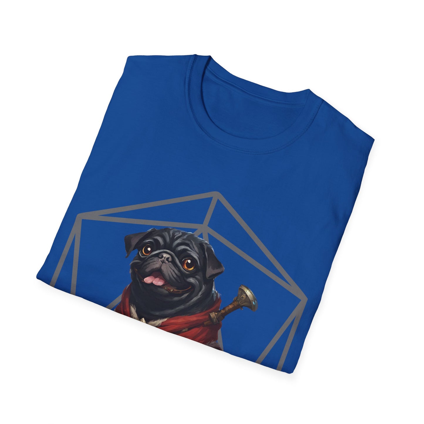 Black Pug RPG D20 Short Sleeve Shirt