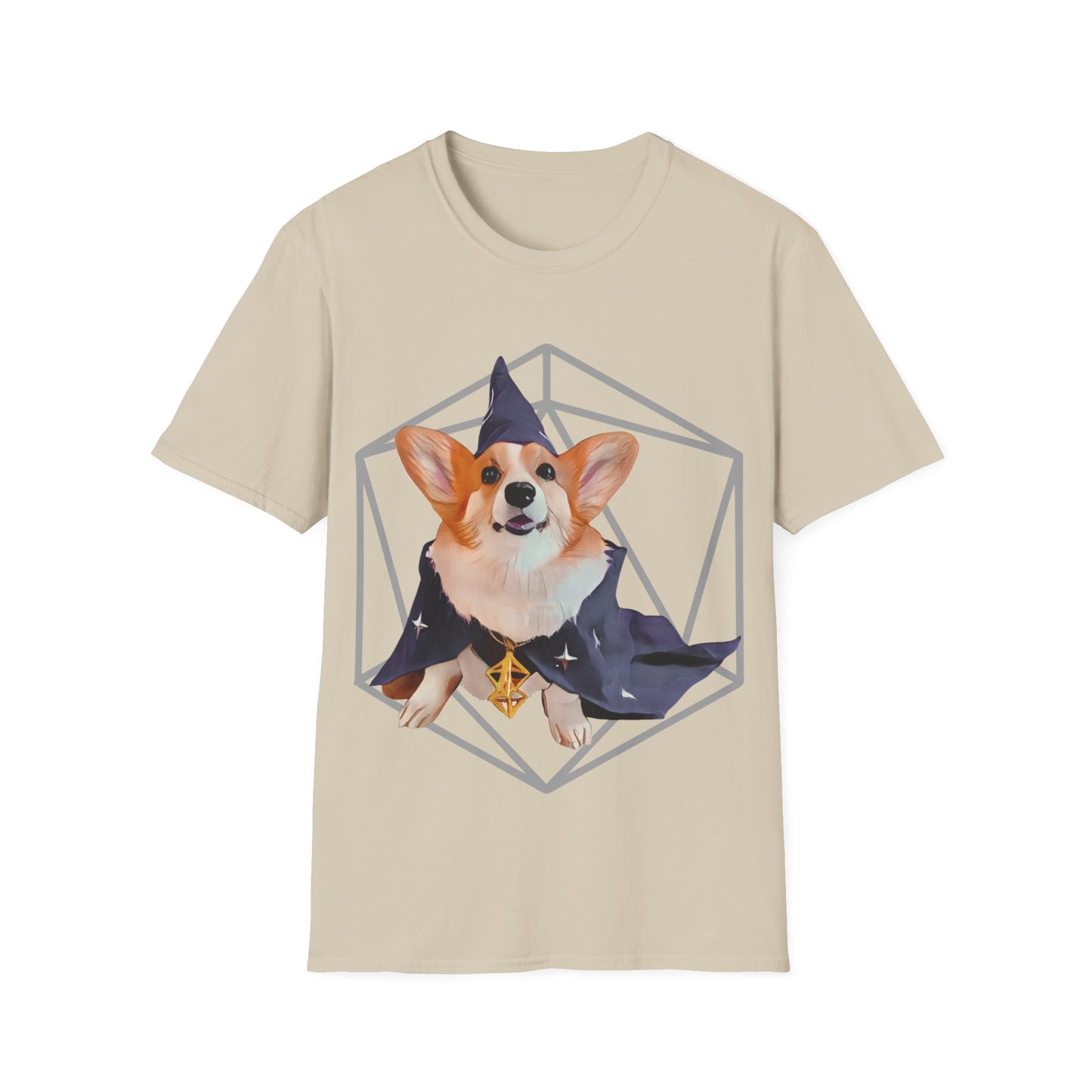 Corgi Sorcerer Fantasy Short Sleeve Shirt