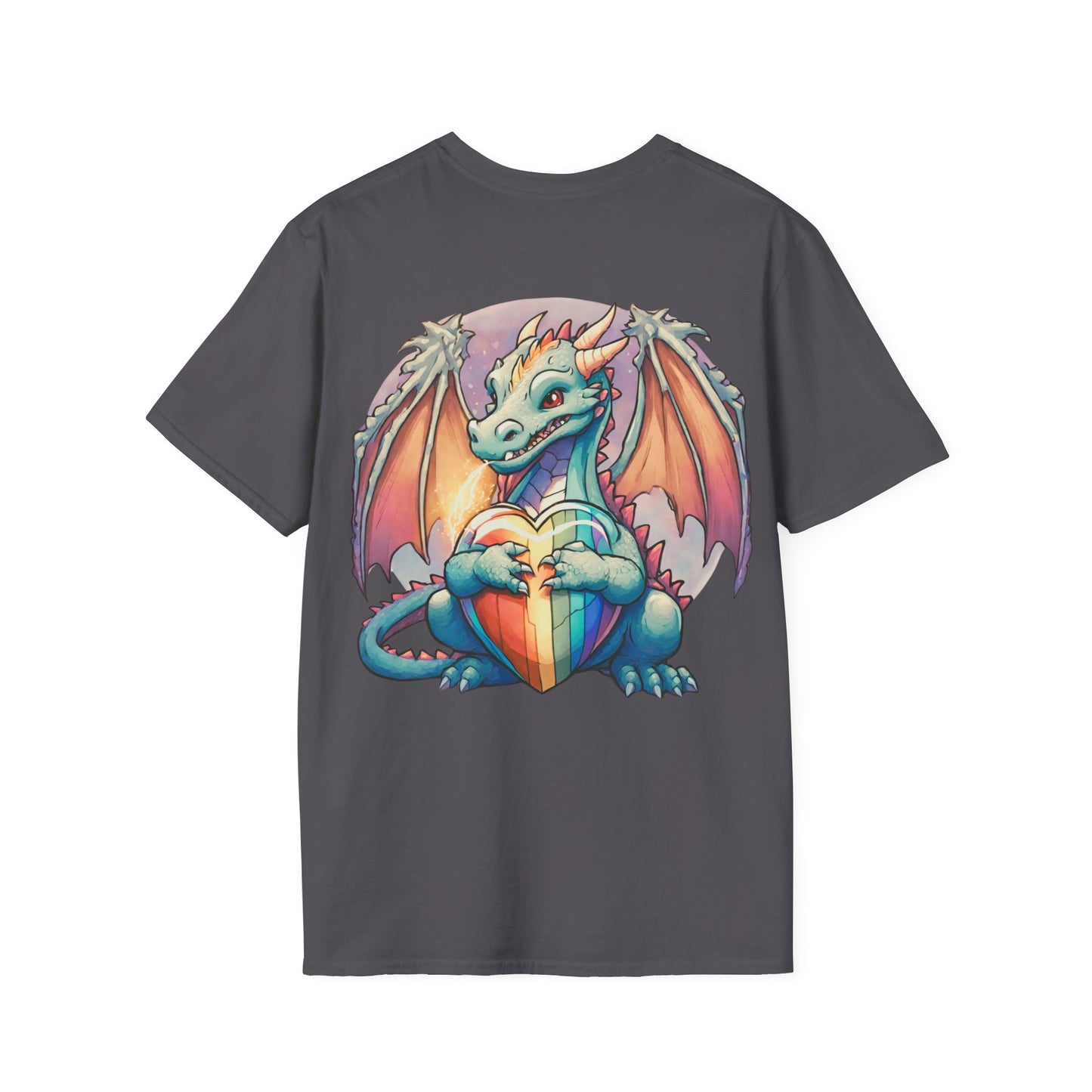 Roll For Acceptance Gay Pride Dragon Short Sleeve Shirt