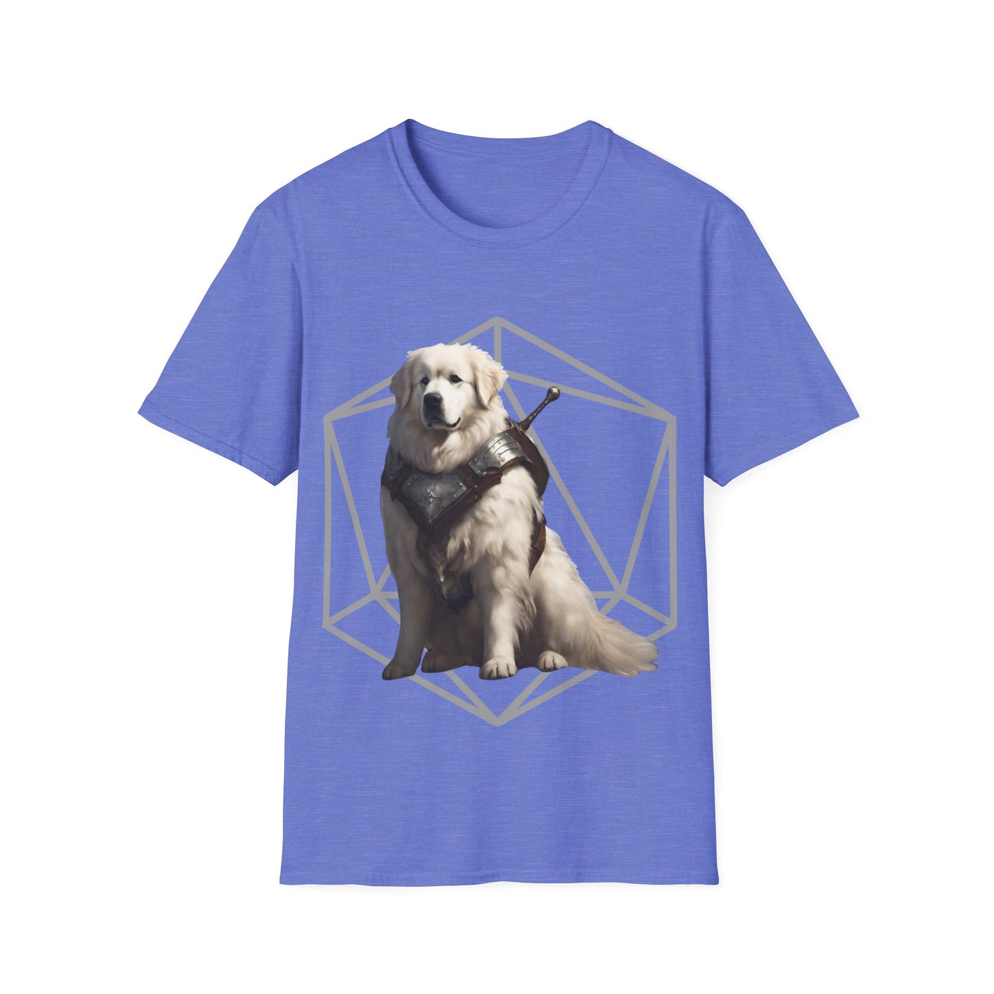 Great Pyrenees Fantasy D20 Short Sleeve Shirt