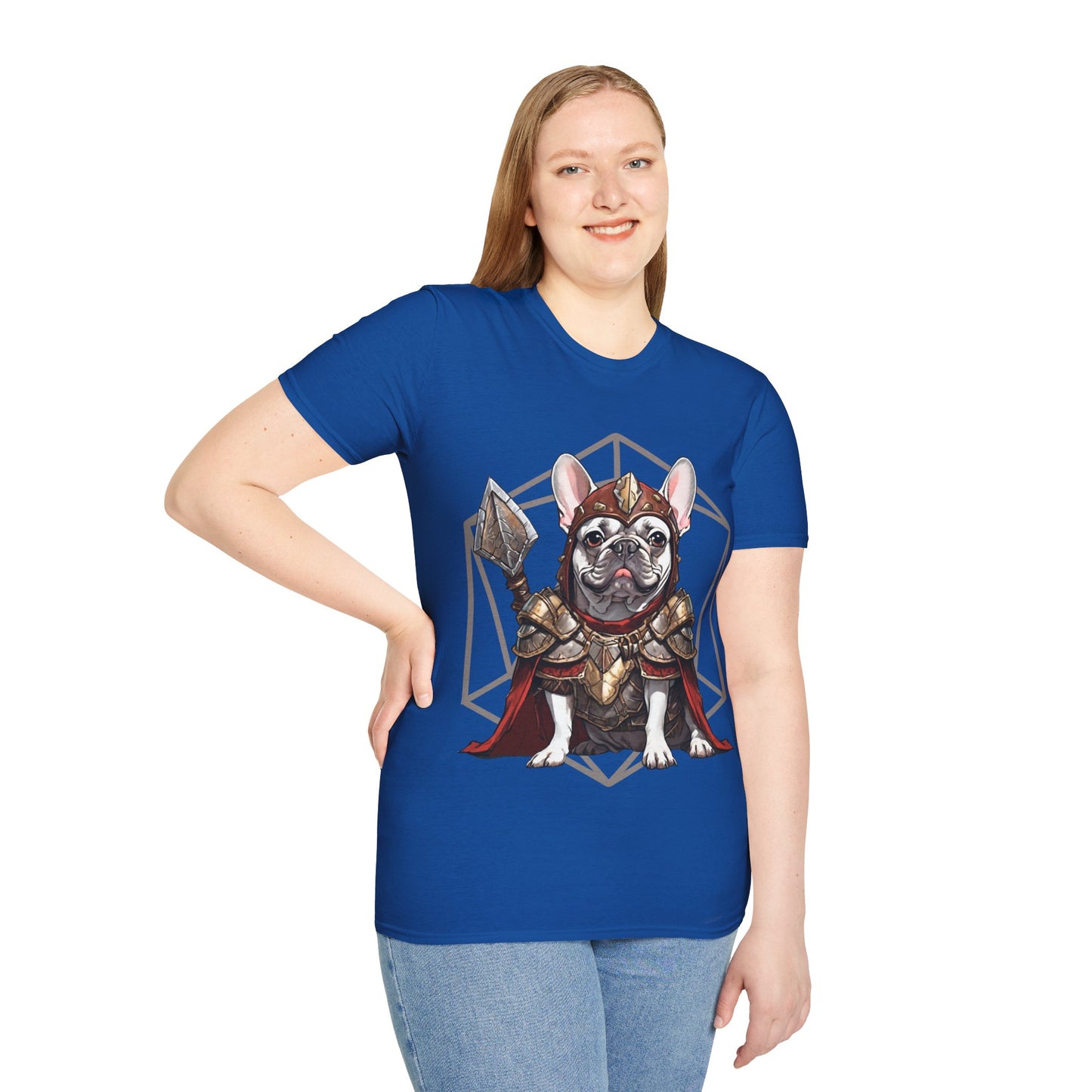 French Bulldog Fantasy D20 Short Sleeve Shirt