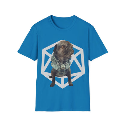 Salt and Pepper Pug Meeko Fantasy Short Sleeve Shirt