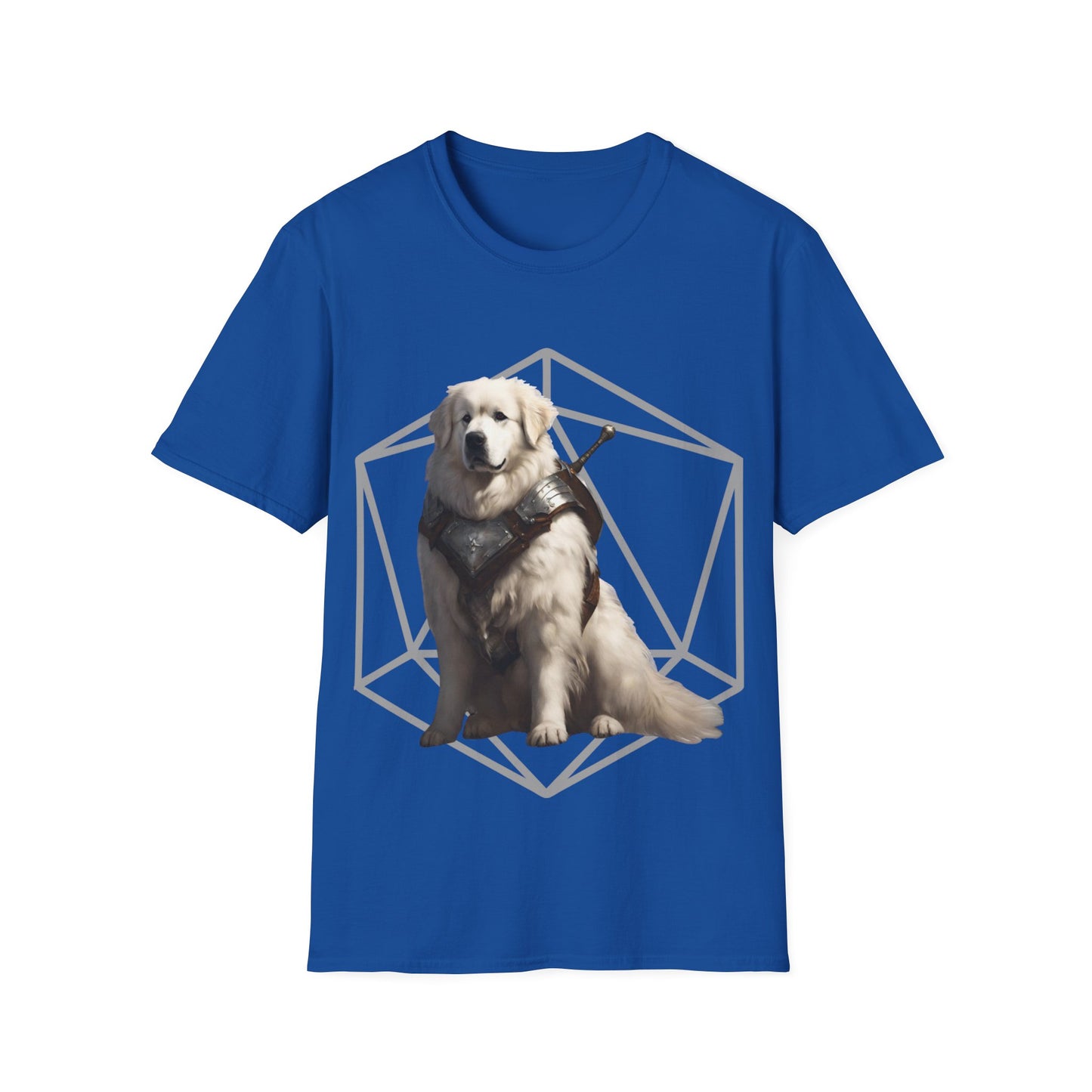 Great Pyrenees Fantasy D20 Short Sleeve Shirt