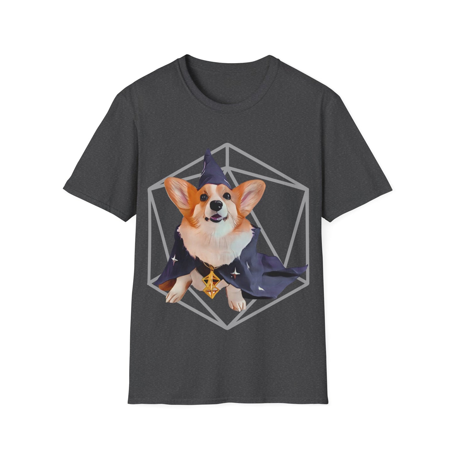 Corgi Sorcerer Fantasy Short Sleeve Shirt