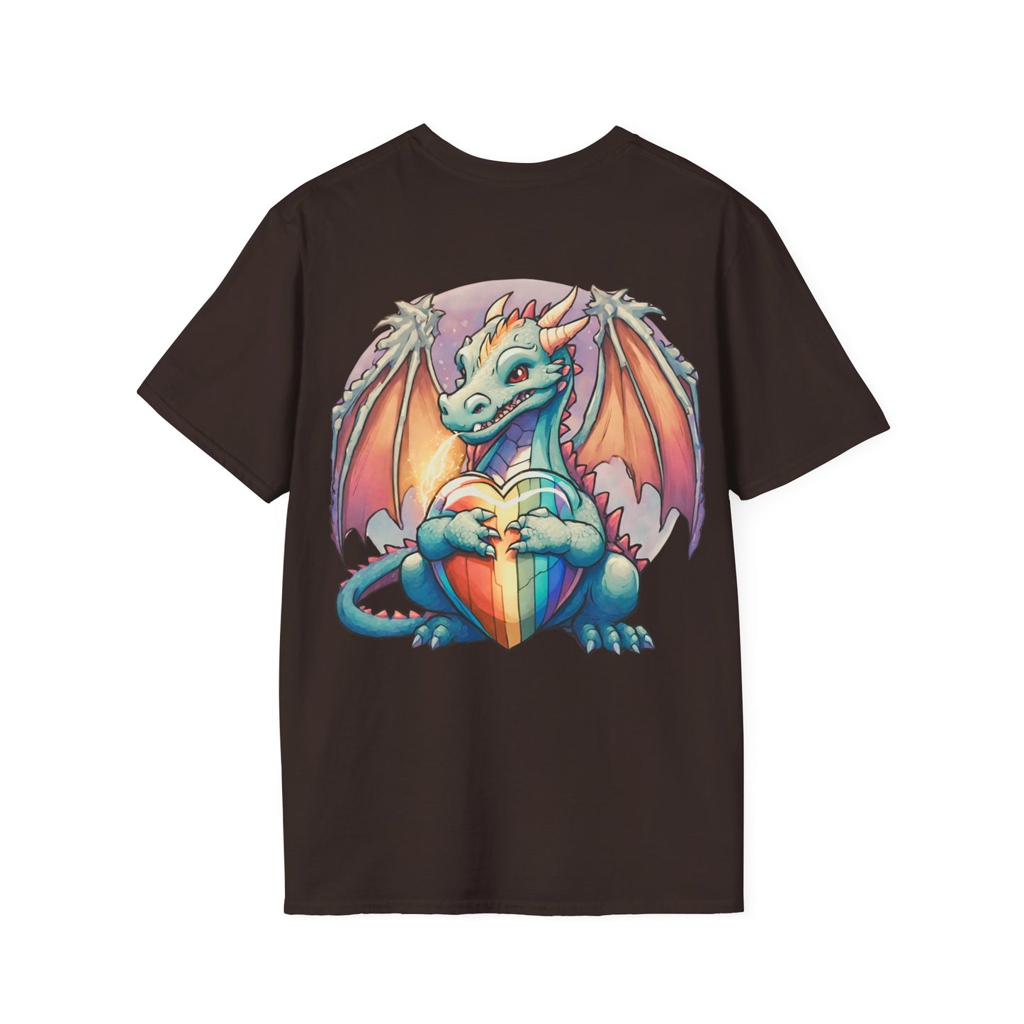 Roll For Acceptance Gay Pride Dragon Short Sleeve Shirt