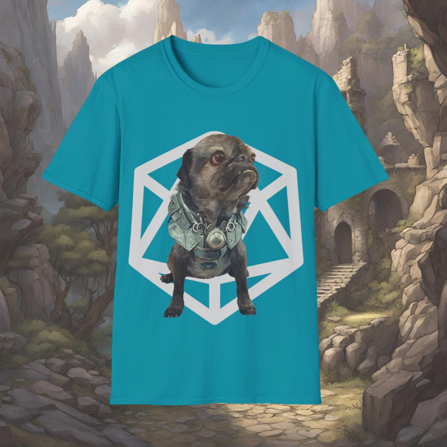 Turn Your Pet into a Badass Fantasy Icon - Short Sleeve T-Shirt!